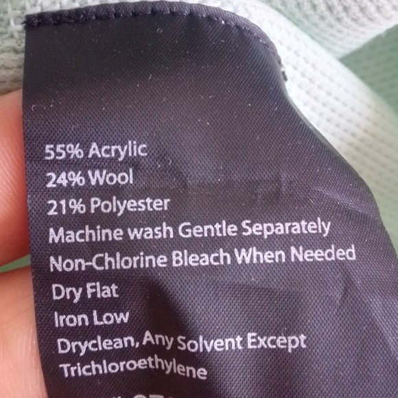 Outdoor research full zip wool blend full zip mid layer jacket large mint green - Picture 9 of 9